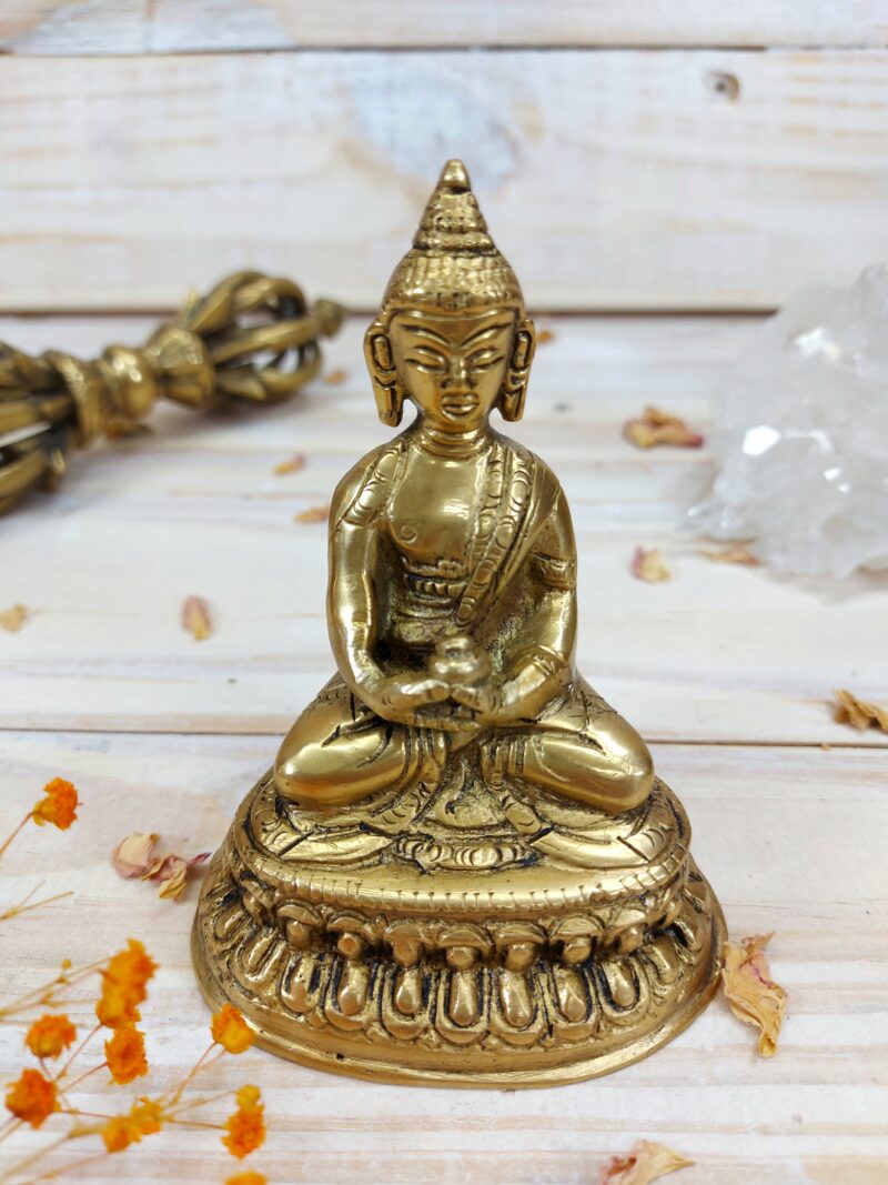 Figura de Buda en bronce