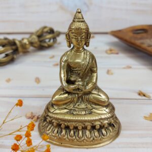Figura de Buda en bronce